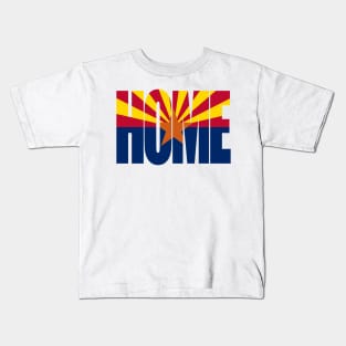 Arizona Home - State Flag Kids T-Shirt